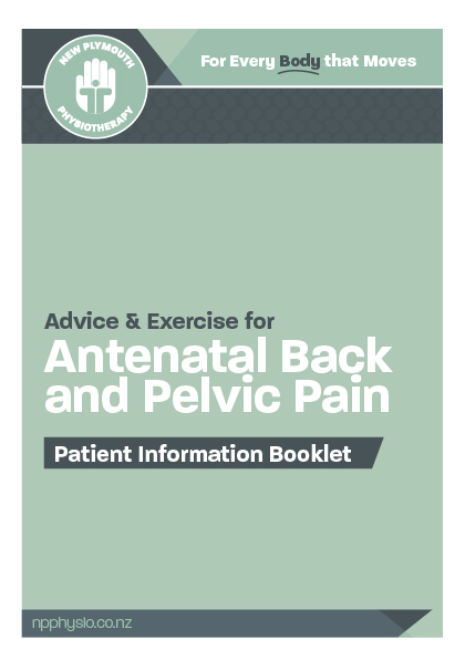 Antenatal back & pelvic pain patient info